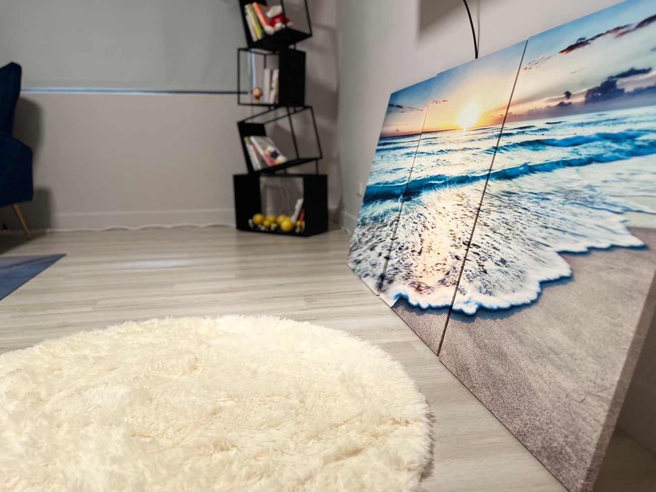 令人放鬆的諮商環境 藉由舒服的佈置與配色 讓來談者放鬆與安心